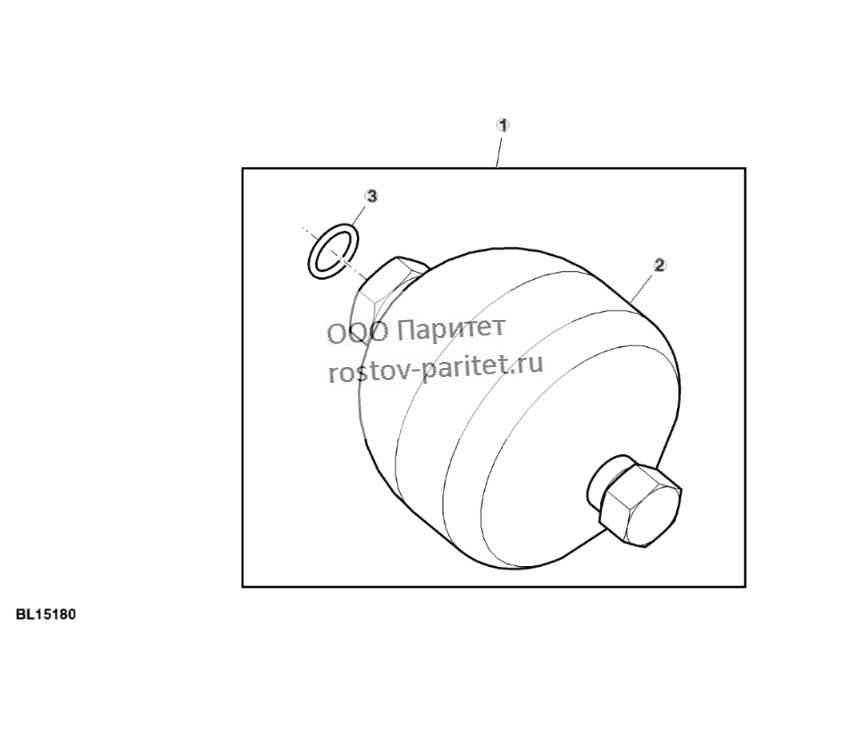Оборудование, гидроаккумулятор, использование при низких температурах, 1,4 L, внутренняя резьба, TLS™ 